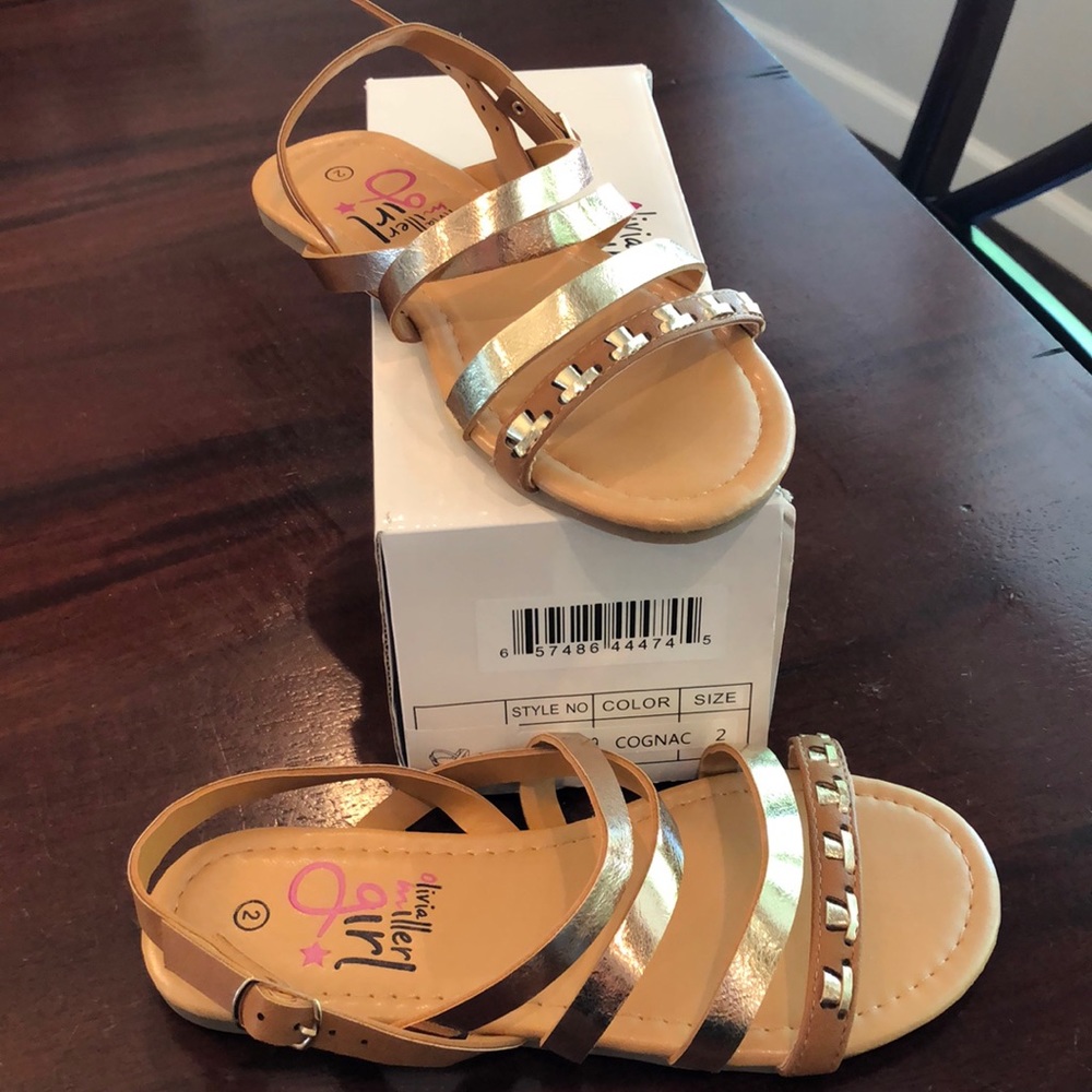 Girls size 2 summer sandal